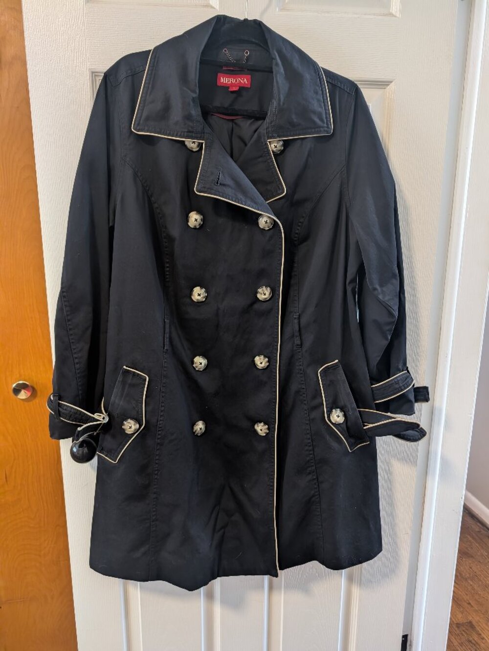 Merona Women's (Plus Size) Water Repellent Trench Coat